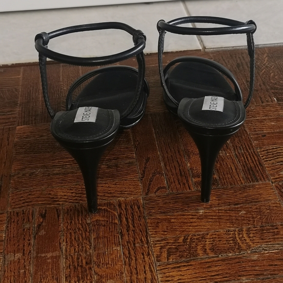 Black Strappy Sandals - Picture 4 of 5